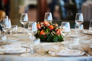 winter wedding table